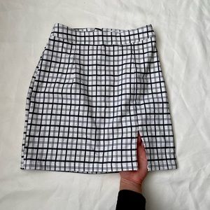Plaid Mini Skirt